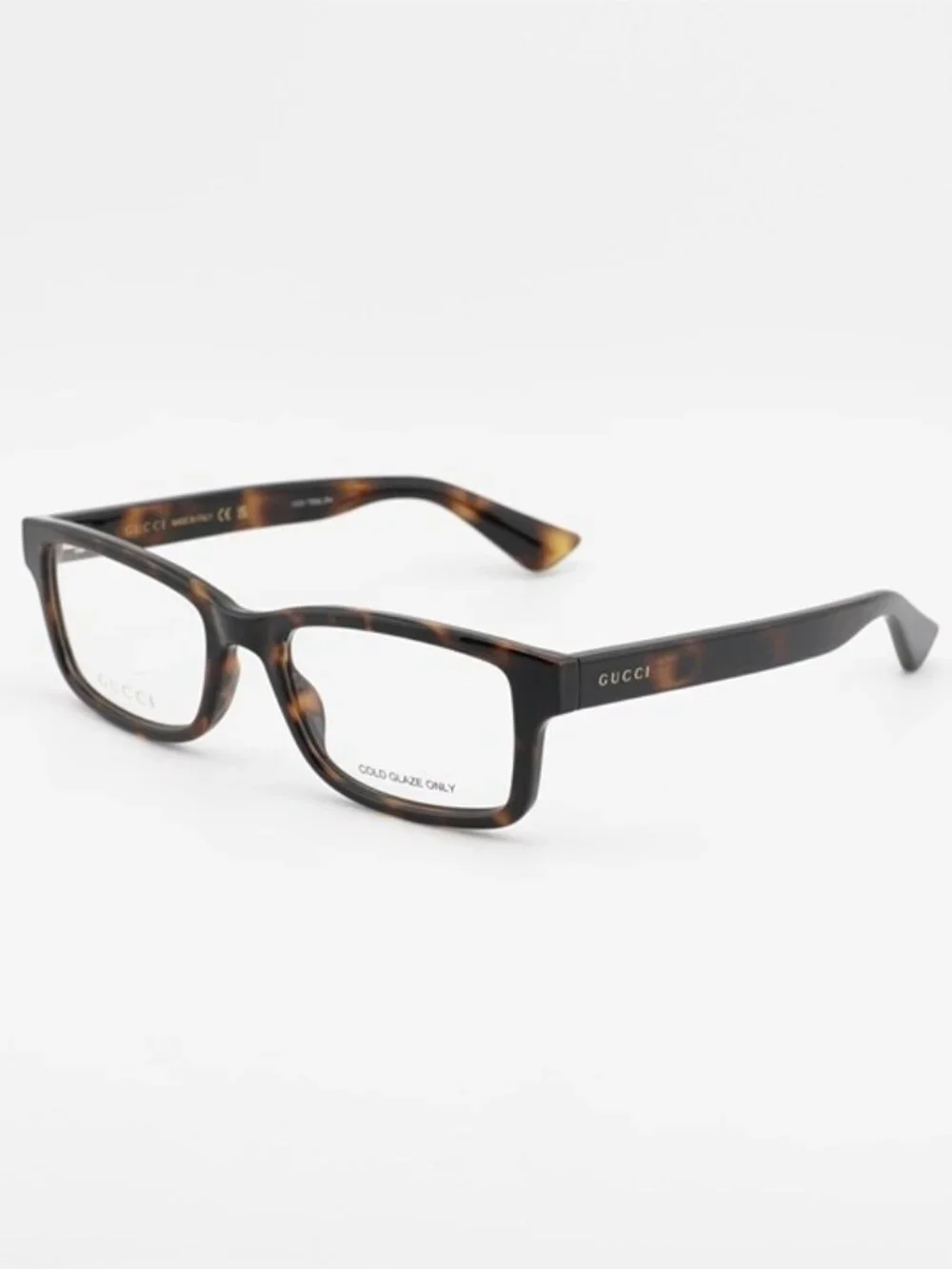 Gucci GG1717O 002 Eyeglasses Havana 54mm Rectangle Frame